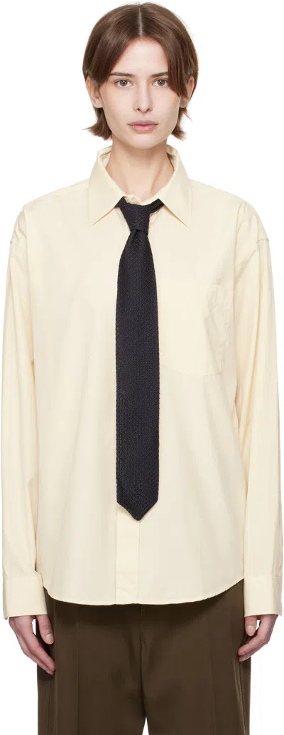 Mfpen Yellow Executive Shirt In Faded Yellow