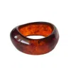 Mg Jewelry Women's Brown Notte Resin Bangle In Brown