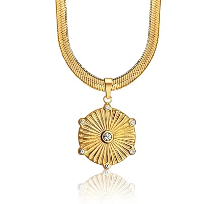 Mg Jewelry Women's Gold Bella Ray Waterproof Necklace