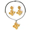 Mg Jewelry Women's Gold / Black Marigold Waterproof Jewelry Set In Multi