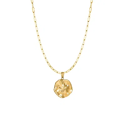 Mg Jewelry Women's Gold Dollaro Del Mare Waterproof Necklace