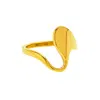 Mg Jewelry Women's Gold Eccentric Wave Mini Ring In Gold