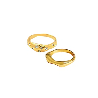 Mg Jewelry Women's Gold Galactic Pezzo Stack