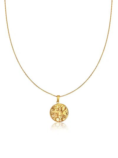 Mg Jewelry Women's Gold Moneta Pendant Necklace