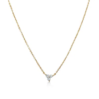 Mg Jewelry Women's Gold / White Single Lotus Waterproof Necklace In Multi