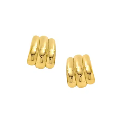 Mg Jewelry Women's Golden Monroe Waterproof Earrings