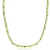 Mg Jewelry Women's Green Lemon Jade Necklace In Green