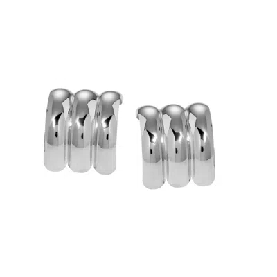 Mg Jewelry Women's Lucente Earrings Silver