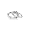 Mg Jewelry Women's Silver Stacked Waterproof Rings In Silver
