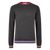 Mg Rivers Men's Extrafine Merino The Crew Grey In Grey