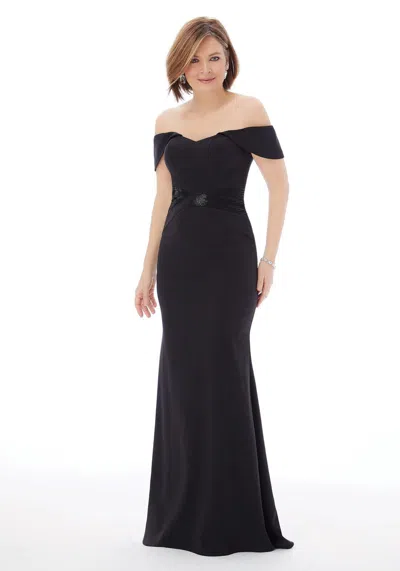 Mgny Madeline Gardner New York 72215 Long Formal Dress In Black
