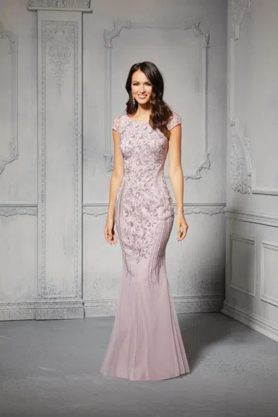 Mgny Madeline Gardner New York 72405 Long Formal Dress In Pink