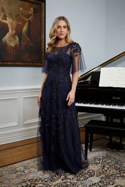 Mgny Madeline Gardner New York 72837 Navy 10 Sale In Blue