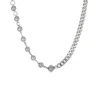 Mhart Men's Silver Linked In Stone – Hematite Edition In Silver