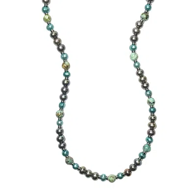Mhart Women's Gemstone Pearl Necklace In Multi