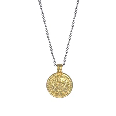 Mhart Women's Gold Coin Necklace