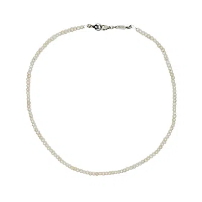 Mhart Women's White Mini Fresh Water Pearl Necklace
