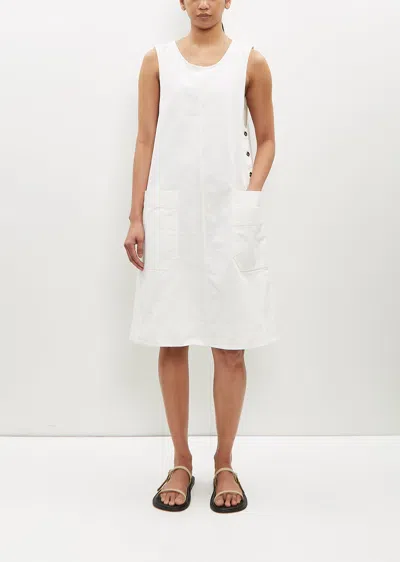 Mhl By Margaret Howell Apron Dress In Off White