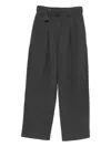 Mhl By Margaret Howell Belted Trousers In Gray