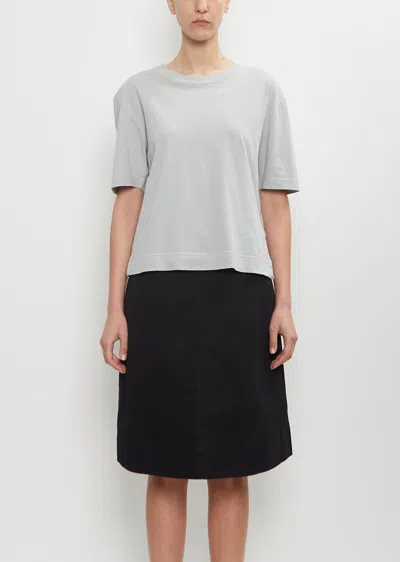 Mhl By Margaret Howell Cotton Linen Simple T-shirt In Ice
