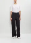 Mhl By Margaret Howell Cotton Naval Trouser In Indigo