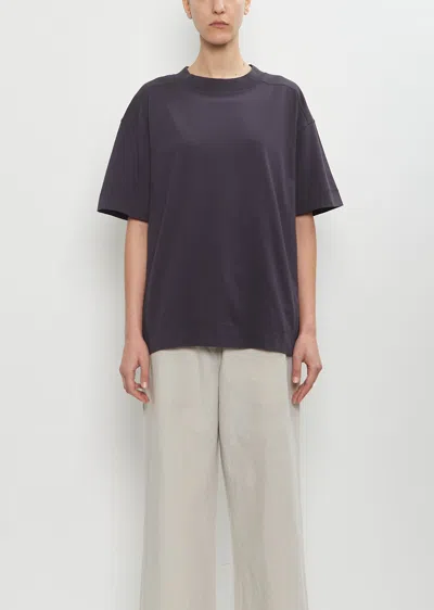 Mhl By Margaret Howell Cotton Relaxed T-shirt In Ink