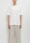 Mhl By Margaret Howell Cotton Relaxed T-shirt In Off White