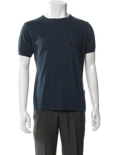 Pre-owned Mhl By Margaret Howell Crew Neck Short Sleeve T-shirt In Blue