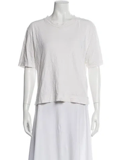 Pre-owned Mhl By Margaret Howell Crew Neck Short Sleeve T-shirt In White