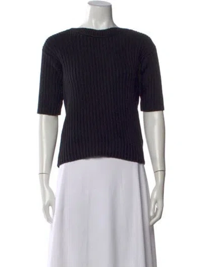 Pre-owned Mhl By Margaret Howell Crew Neck Sweater In Black