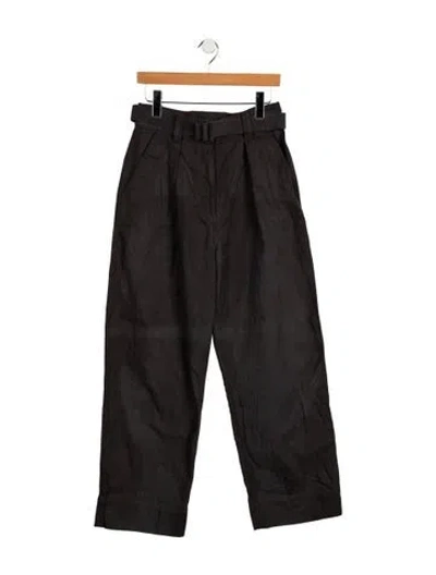 Pre-owned Mhl By Margaret Howell High-rise Wide Leg Jeans In Black
