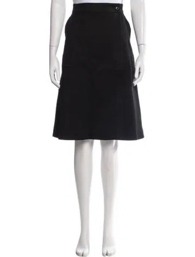 Pre-owned Mhl By Margaret Howell Knee-length Skirt In Black