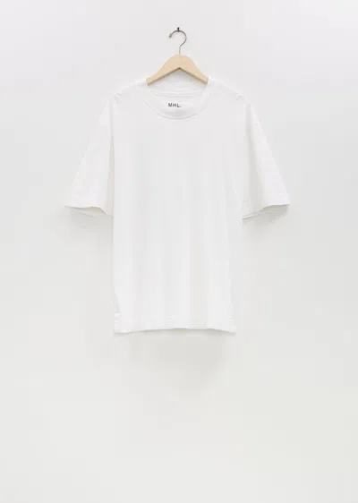Mhl By Margaret Howell Men Cotton Linen Simple T-shirt