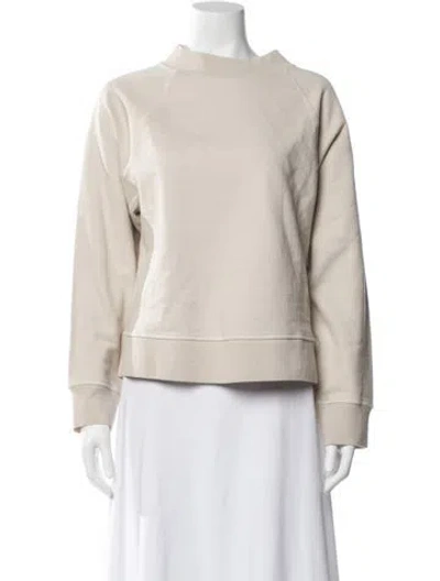 Pre-owned Mhl By Margaret Howell Mock Neck Long Sleeve Sweatshirt In Neutral