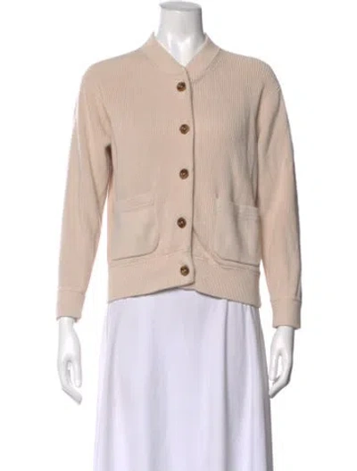 Pre-owned Mhl By Margaret Howell Open Front Sweater In Neutral