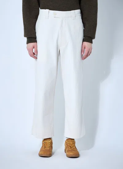 Mhl By Margaret Howell Painters Pants In White