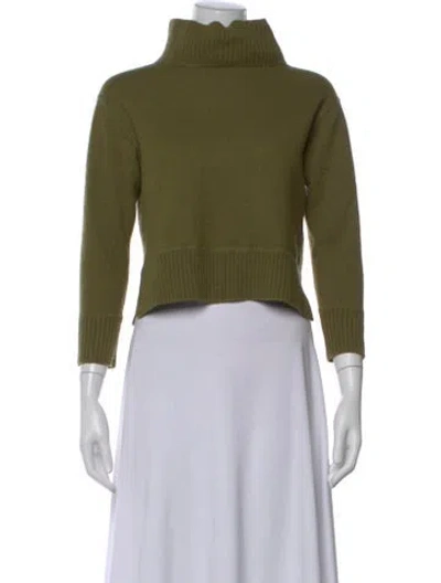 Pre-owned Mhl By Margaret Howell Turtleneck Sweater In Green