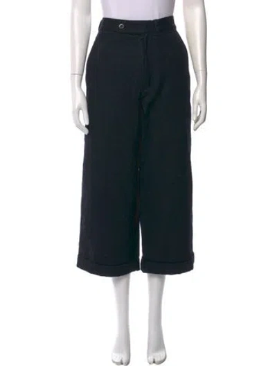 Pre-owned Mhl By Margaret Howell Wide Leg Pants In Black