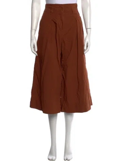 Pre-owned Mhl By Margaret Howell Wide Leg Pants In Brown