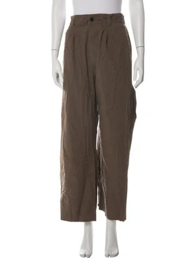 Pre-owned Mhl By Margaret Howell Wide Leg Pants In Brown