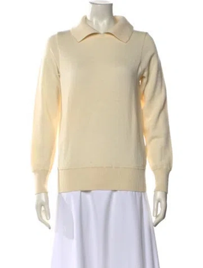 Pre-owned Mhl By Margaret Howell Wool Crew Neck Sweater In Neutral
