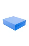 Mhstudios Personalized Angra Box In Paraty Blue Leather