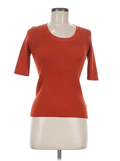 Pre-owned Mi Ami 3/4 Sleeve T-shirt In Orange