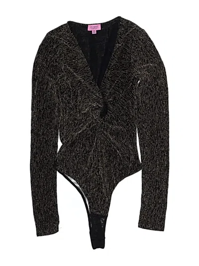 Pre-owned Mi Ami Bodysuit In Black