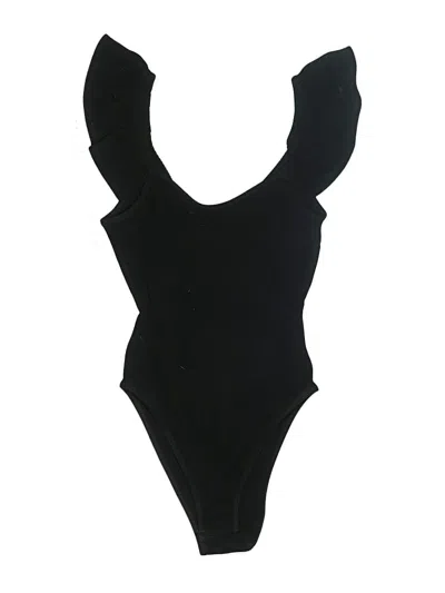Pre-owned Mi Ami Bodysuit In Black