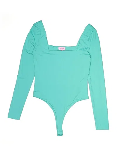 Pre-owned Mi Ami Bodysuit In Teal