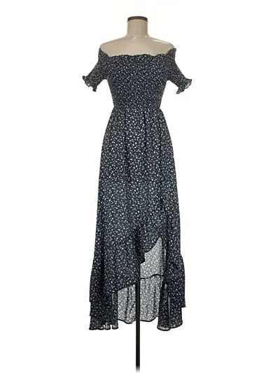 Pre-owned Mi Ami Casual Dress In Black