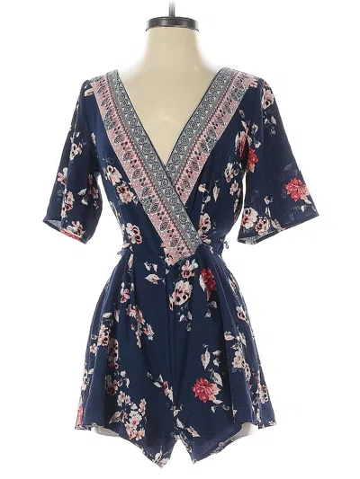 Pre-owned Mi Ami Casual Dress In Blue