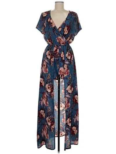 Pre-owned Mi Ami Casual Dress In Blue