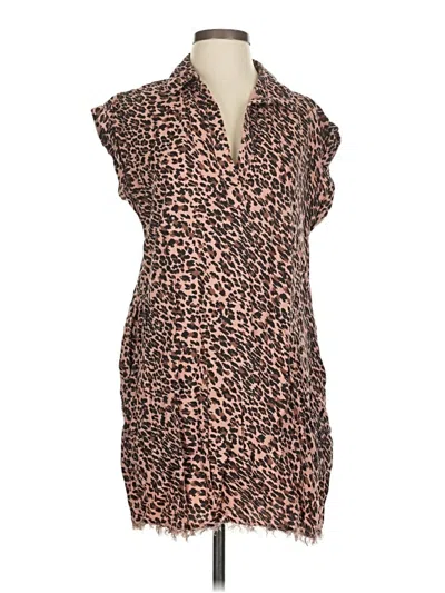 Pre-owned Mi Ami Casual Dress In Brown